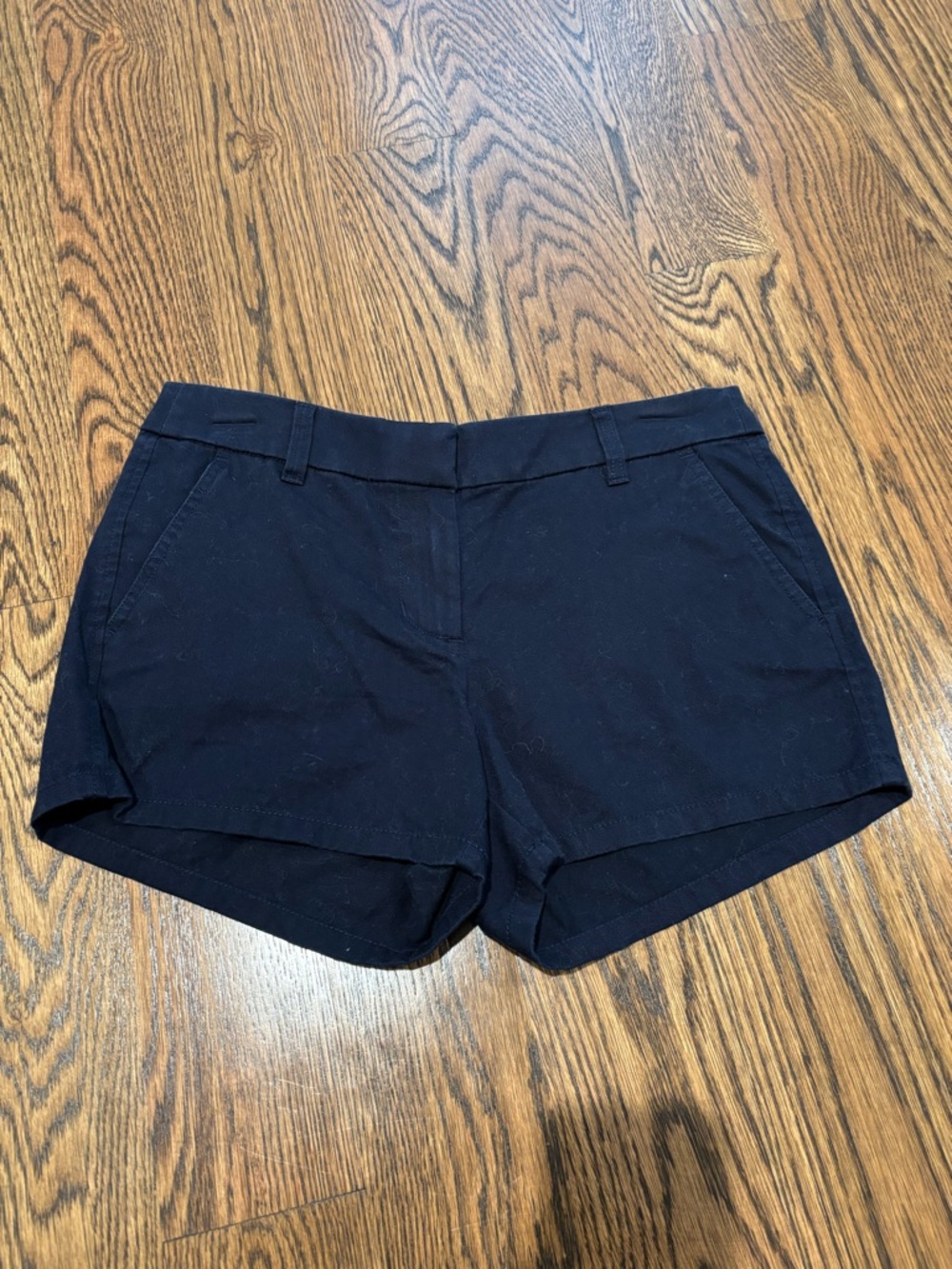 j crew navy blue dress shorts